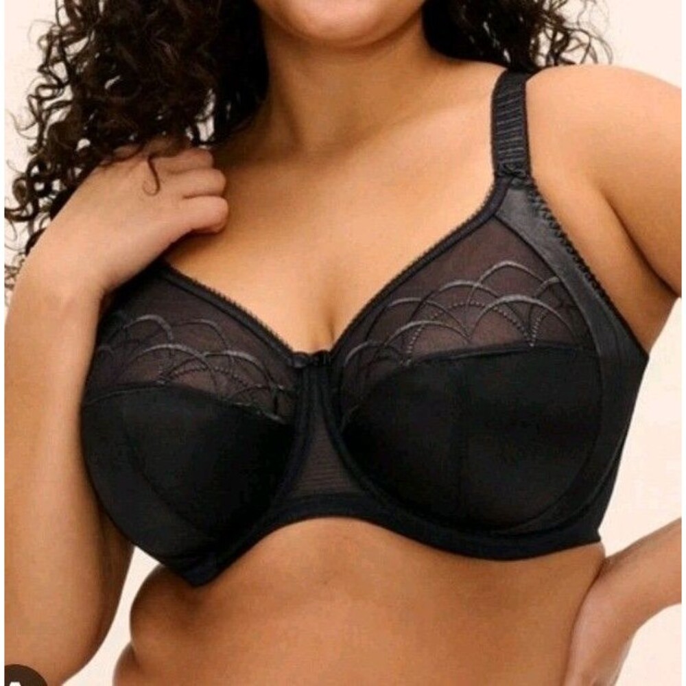 NWT Elomi Cate Full Cup Banded Underwire Bra EL4030 Size 34O Black